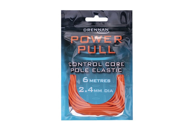 drennan power pull elastic volle elastiek 2.4mm Orange