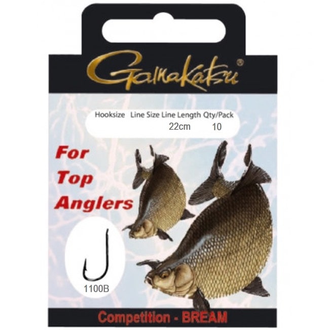 Gamakatsu competition-bream  ls 1100 brons witvis onderlijnen