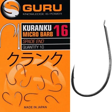 Guru kuranku micro barb spade end haak