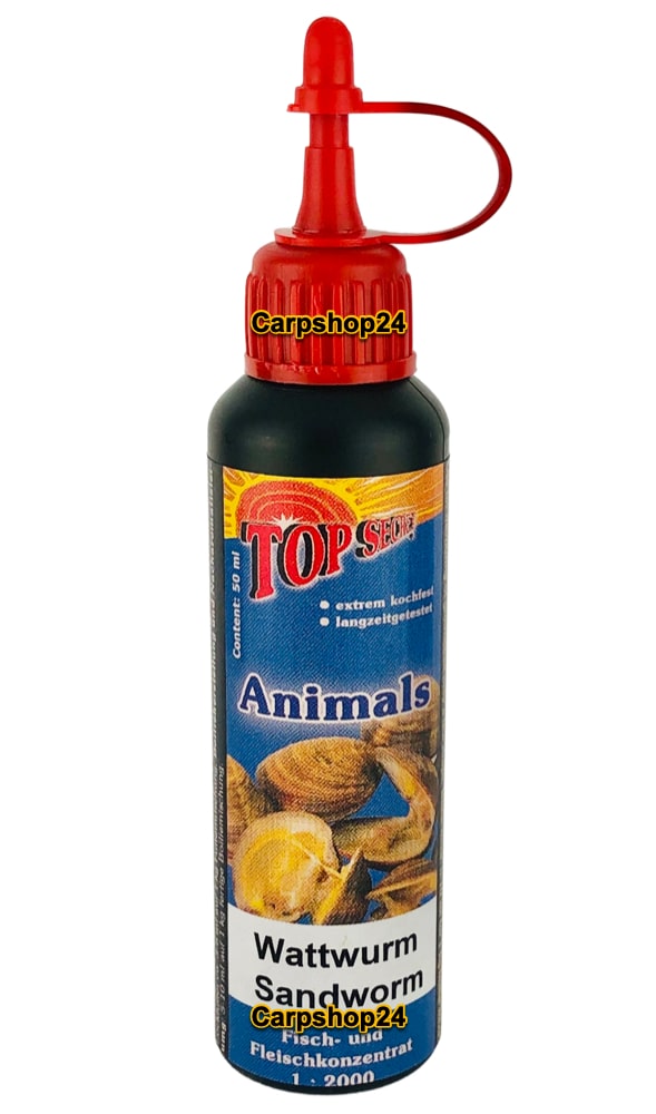 Top Secret flavours klassische aromen 50ml animals wattwurm sandworm