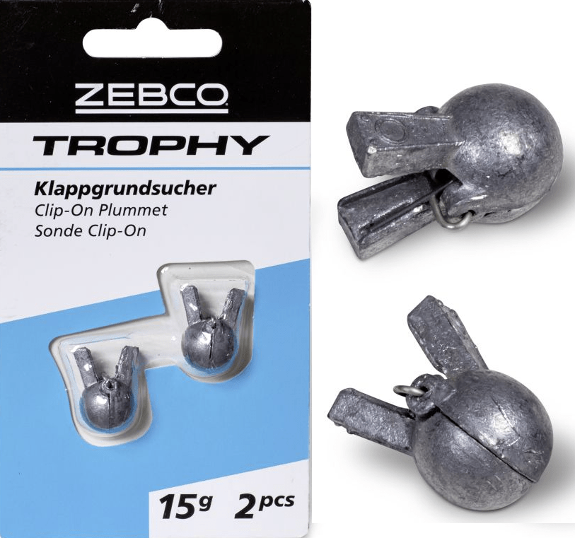 Zebco trophy clip-on plummet peillood 20g