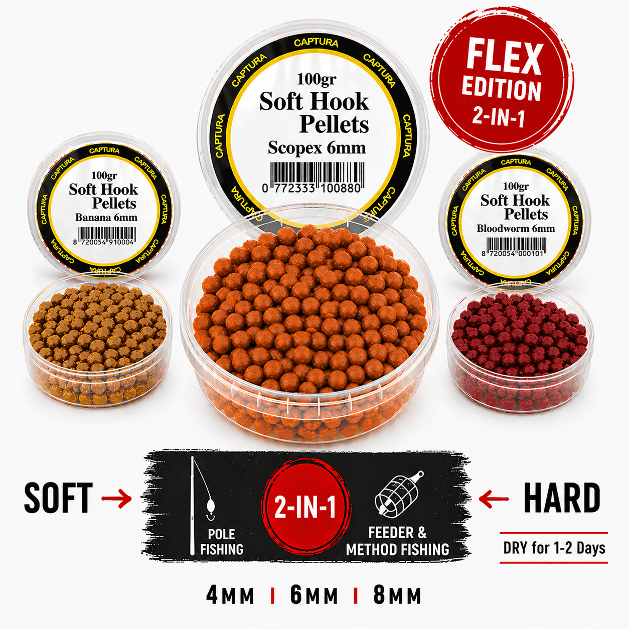 🎣 Eén soft hook pellet voor vaste hengel én feeder… maar bijna niemand gebruikt hem zo (6+2 GRATIS 🎁)