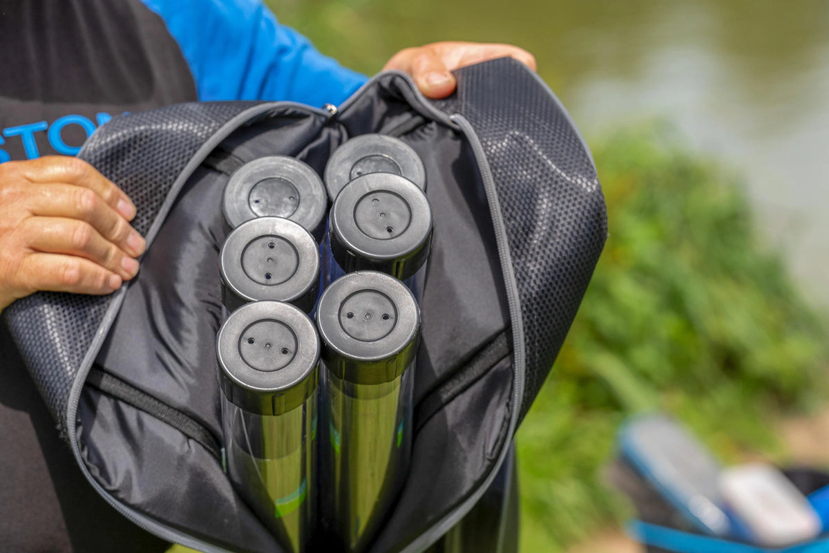Preston Competition XS 6 Tube Holdall met zes hengelkokers