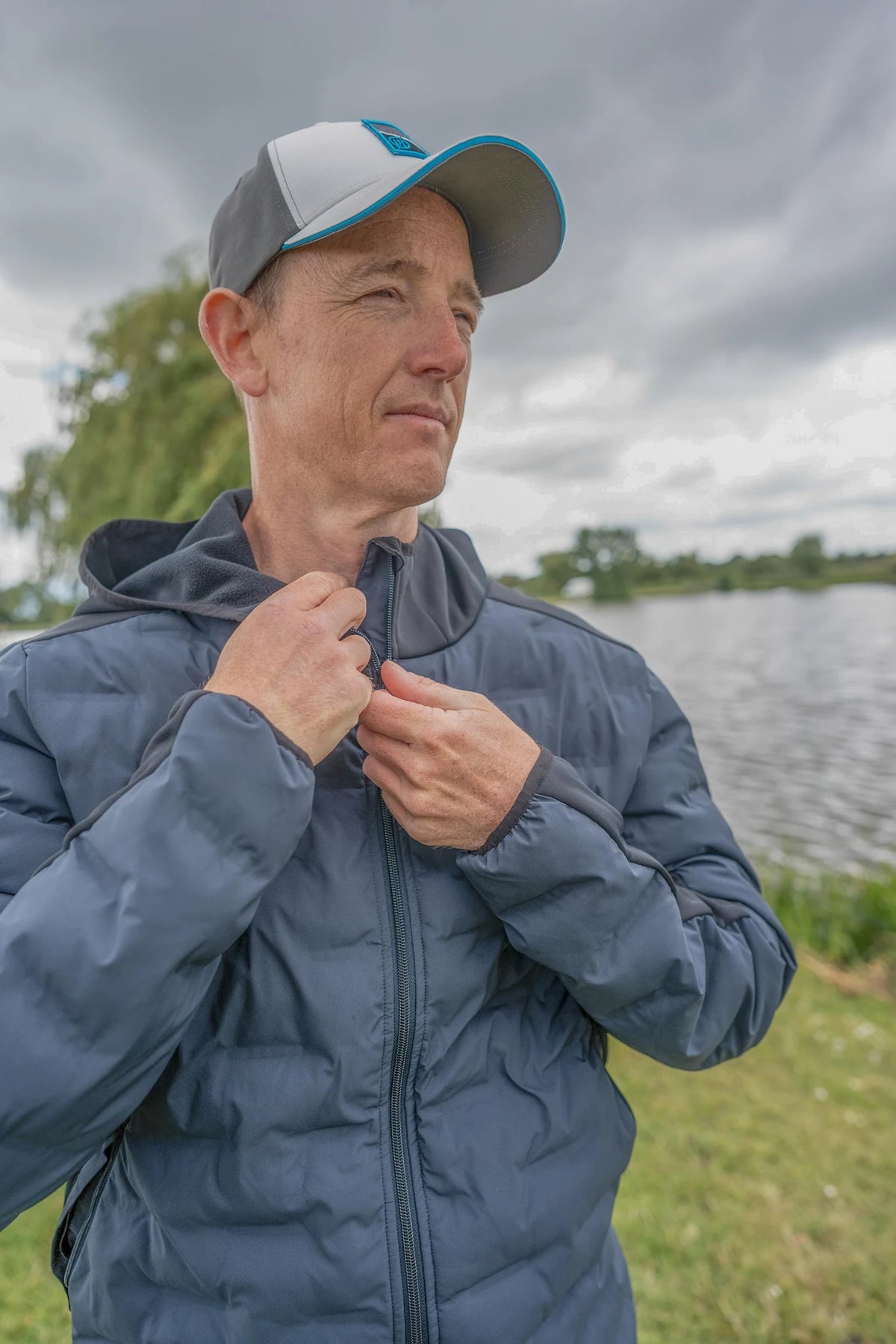 Preston DuraTech Hybrid Jacket detail van de kraag