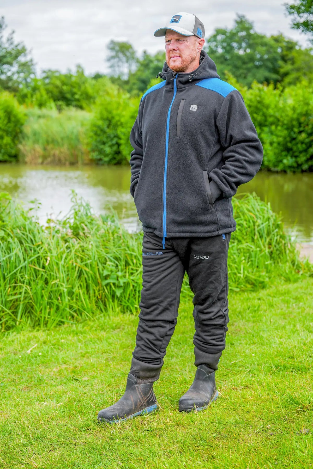 Preston Windproof Fleece Jacket zak detail
