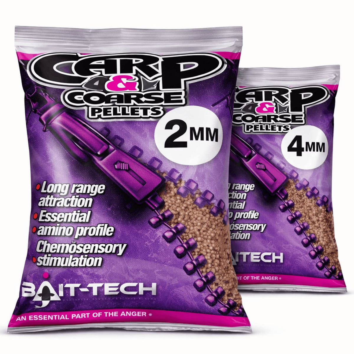 Bait-Tech Carp & Coarse Pellets 700g assortiment 2mm en 4mm