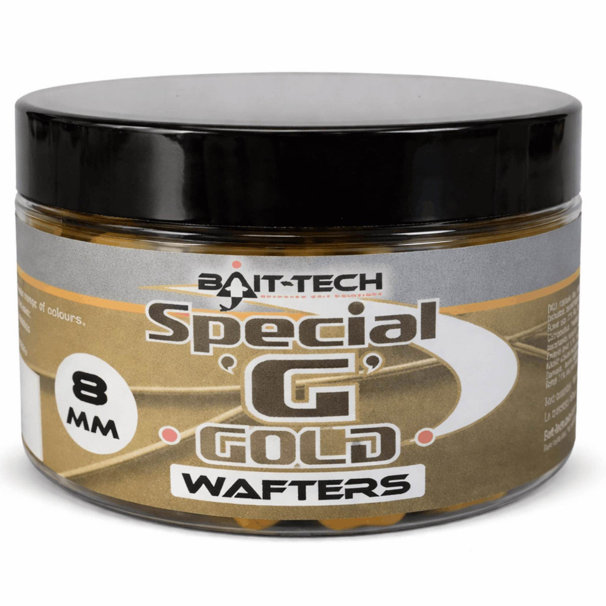 Bait-Tech Special G Dumbbell Wafters 8mm Gold