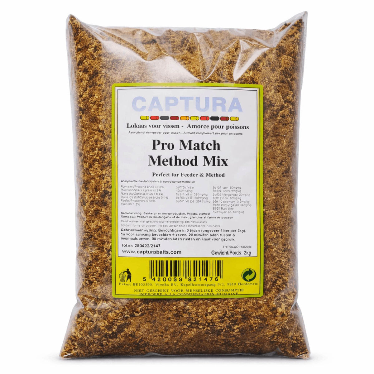 Captura Pro Match Method Mix 2kg verpakking