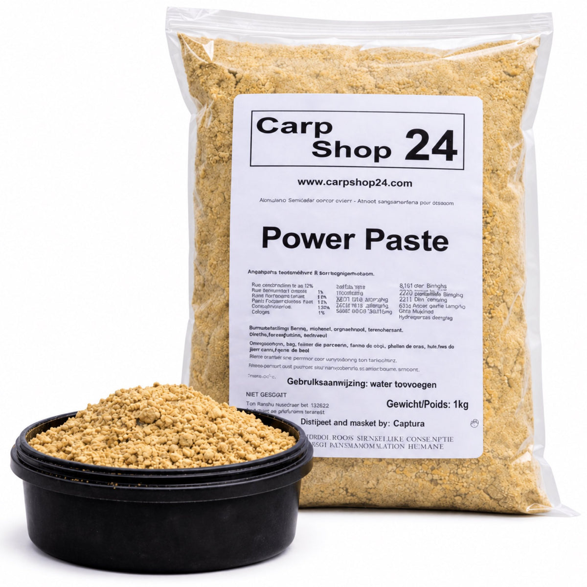 Carpshop24 Power Paste 1kg met zak en schaaltje haakdeeg