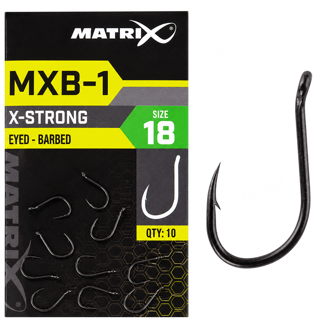 MXB-1 X STRONG EYED BARBED SIZE 18 - 🎁