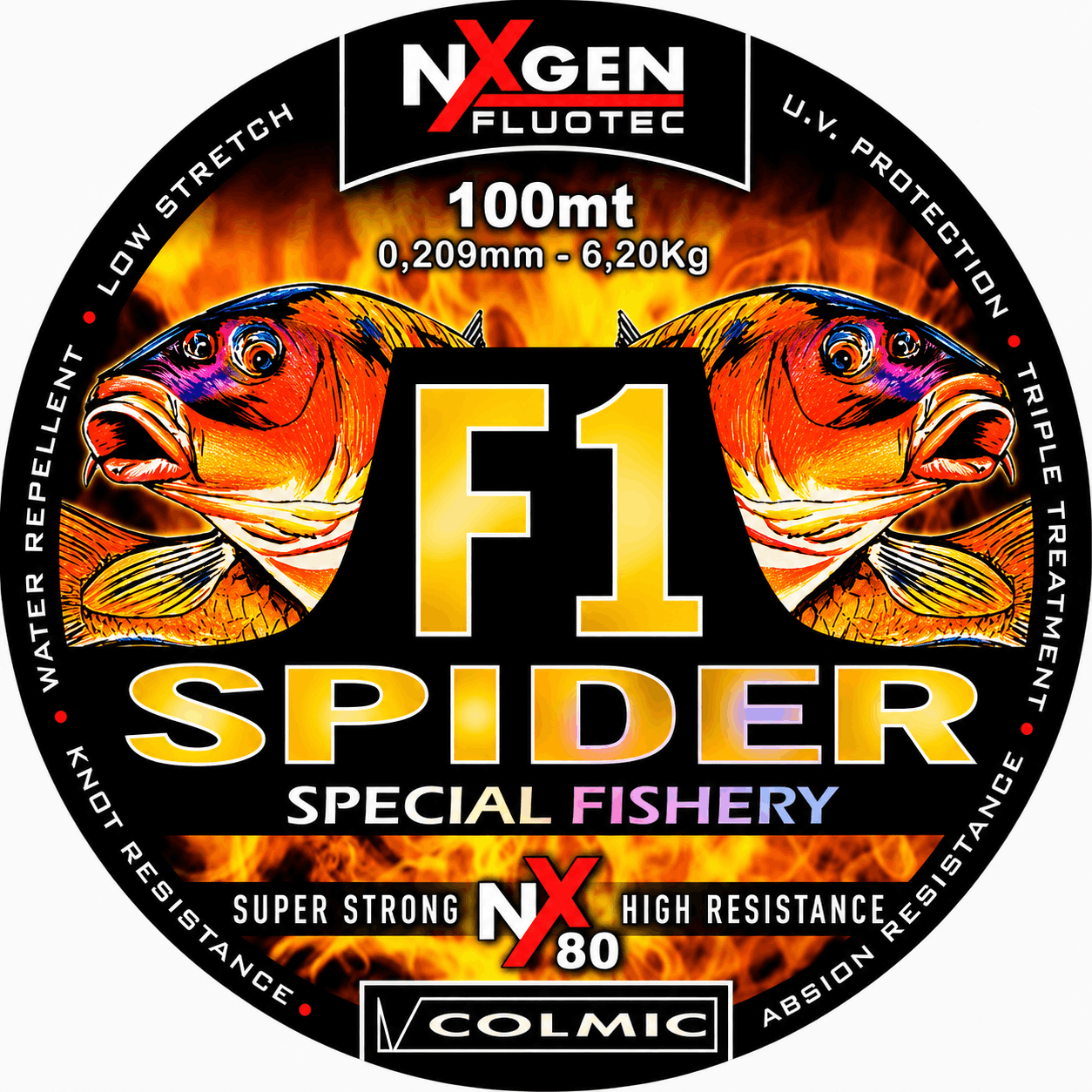 Colmic_F1_Spider_Nylon_100m_020mm