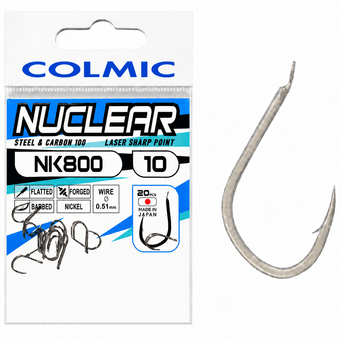Colmic_Nuclear_NK800_Hooks_Nickel_Nikkel_haak_Weerhaak_size-10-a