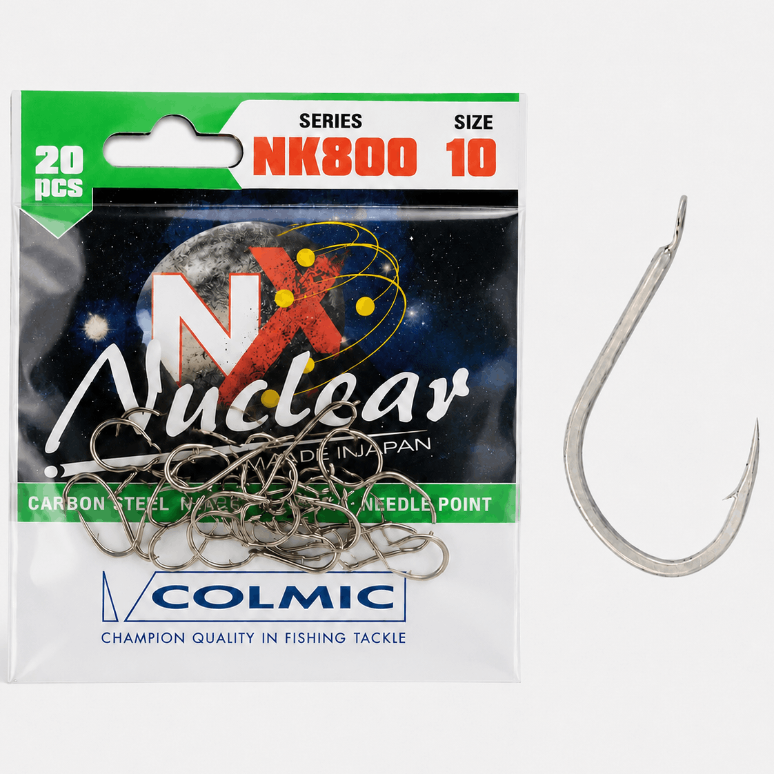 Colmic_Nuclear_NK800_Hooks_Nickel_Nikkel_haak_Weerhaak_size-10