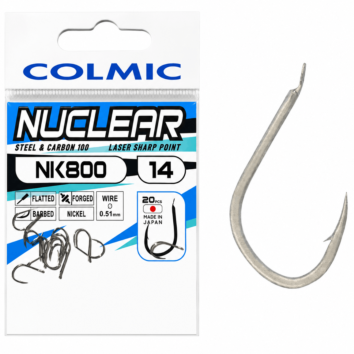 Colmic_Nuclear_NK800_Hooks_Nickel_Nikkel_haak_Weerhaak_size-14-a