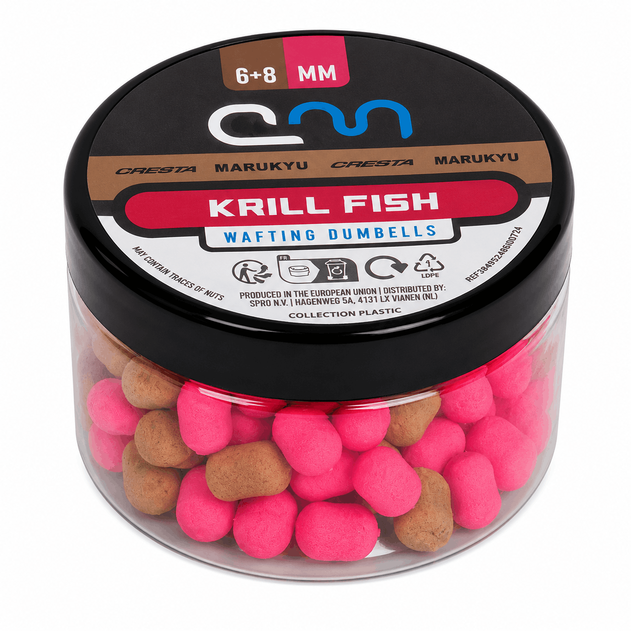 Cresta-Marukyu-Dumbell-Wafters-Krill-Fish-Pink-Brown