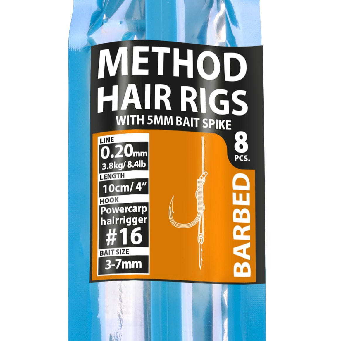 Cresta-Method-Hair-Rigs-with-5mm-bait-spike-barbed-020mm-10cm