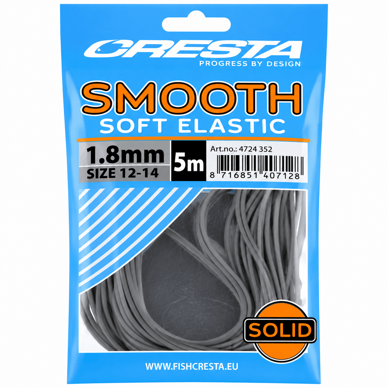 Cresta_Smooth_Soft_Elastic_Volle_Elastiek_18mm-grijs