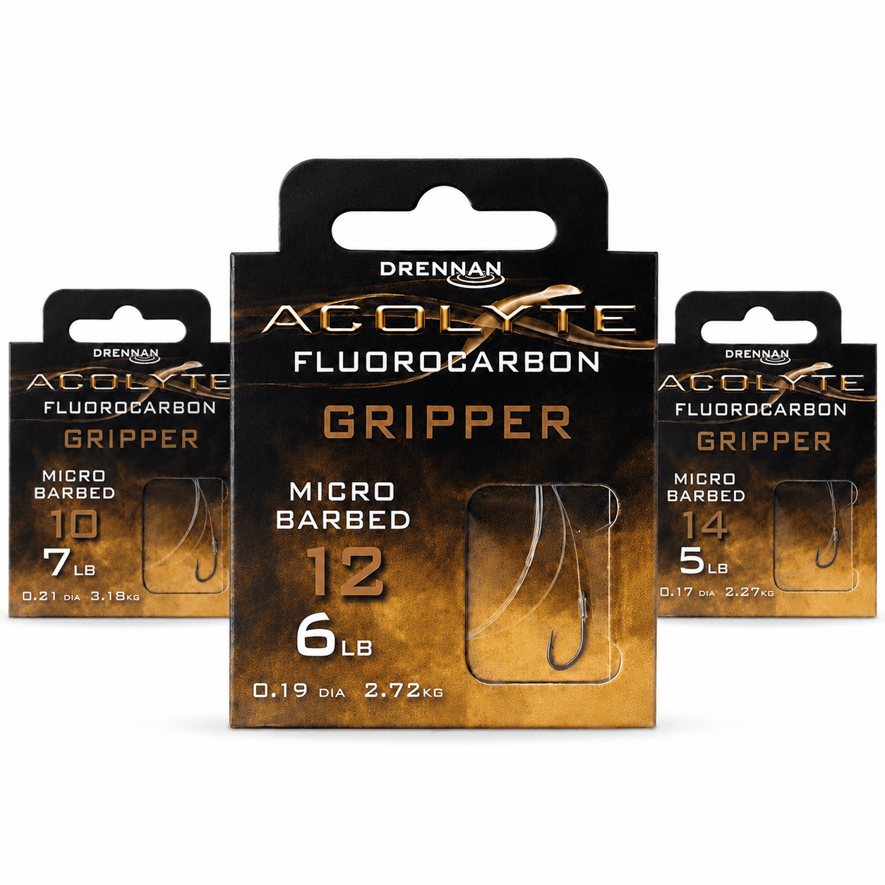 DRENNAN-ACOLYTE-GRIPPER-HOOKS-TO-FLUOROCARBON-50CM