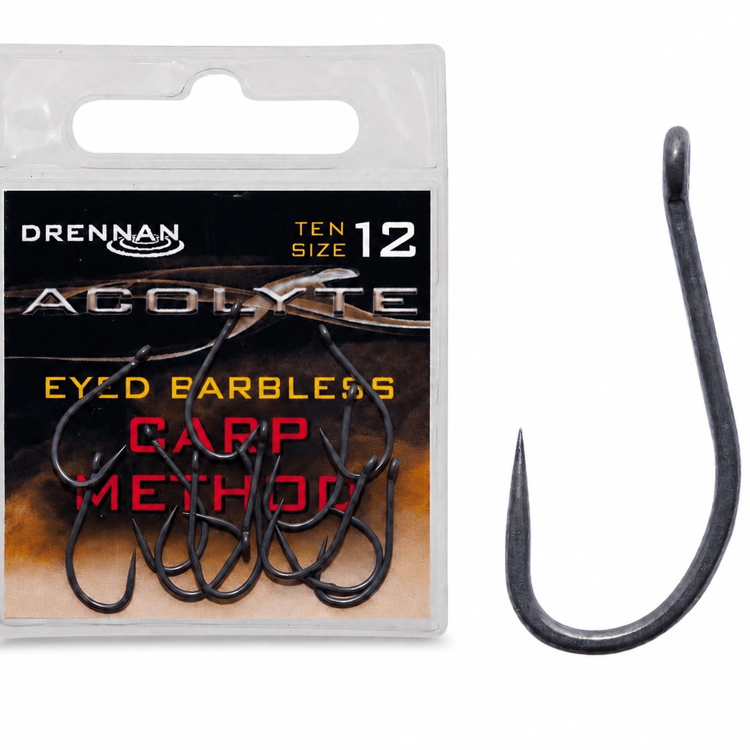 Drennan-Acolyte-eyed-barbless-carp-method-size-12