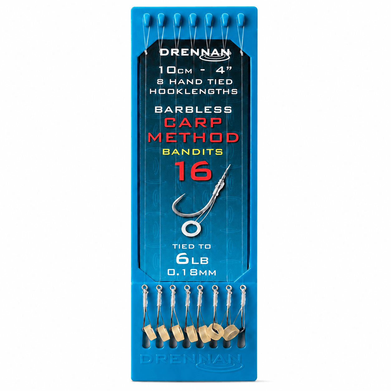 Drennan-carp-method-bandits-hooklengths-10cm-size-16-018mm