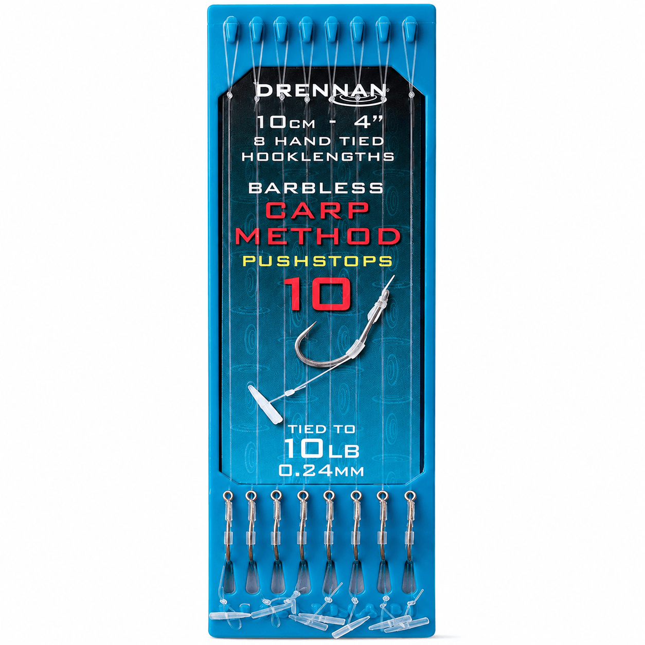 Drennan-carp-method-pushstops-hooklengths-10cm-size-10-024mm
