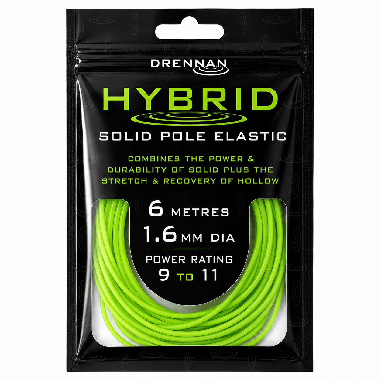 Drennan-hybrid-solid-pole-elastic-16mm-groen