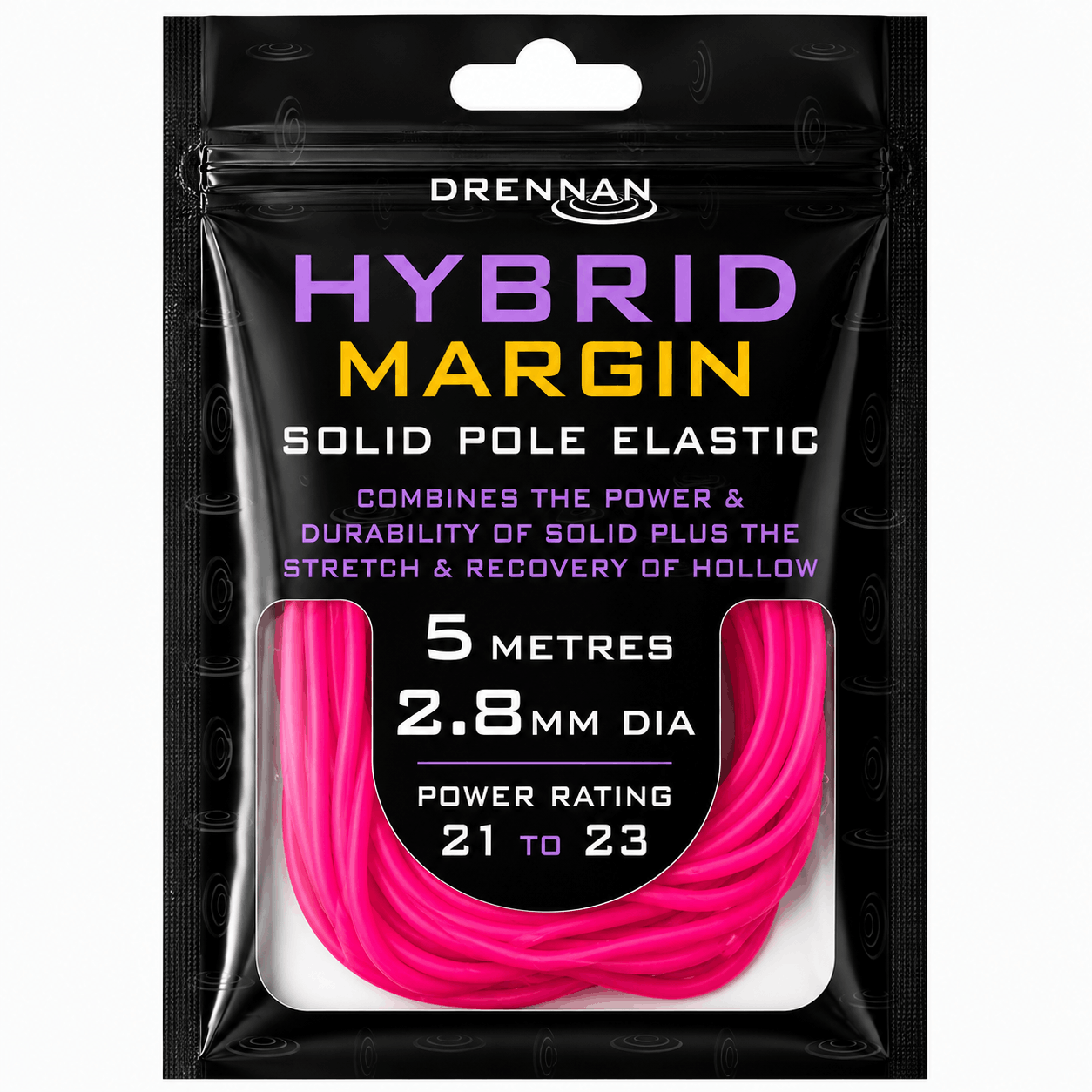 Drennan-hybrid-solid-pole-elastic-28mm-pink