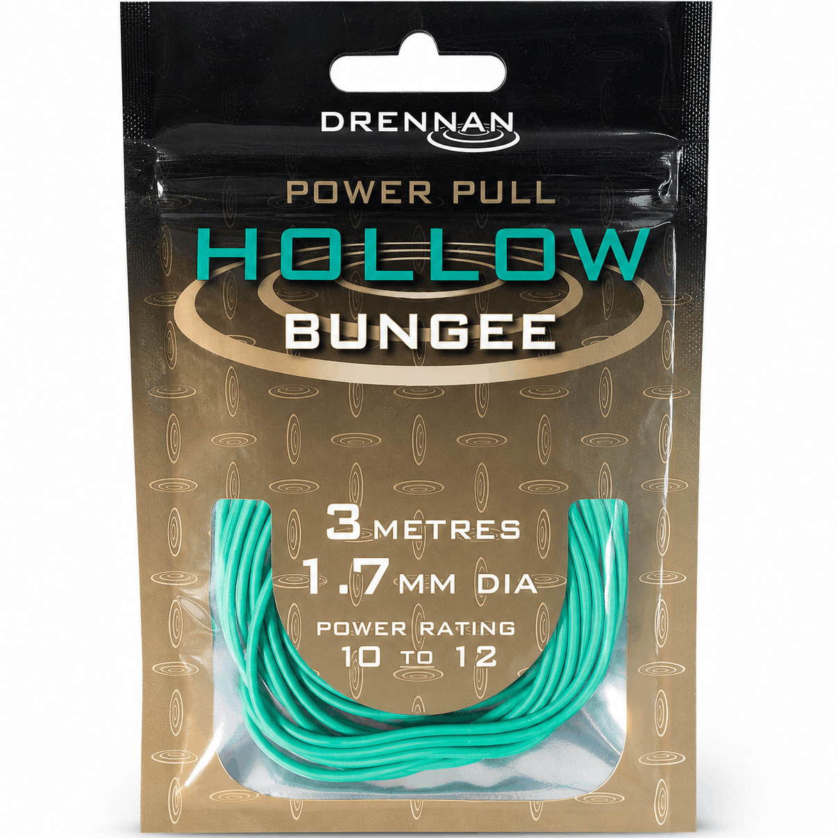 Drennan-power-pull-hollow-bungee-3m-17mm-Green