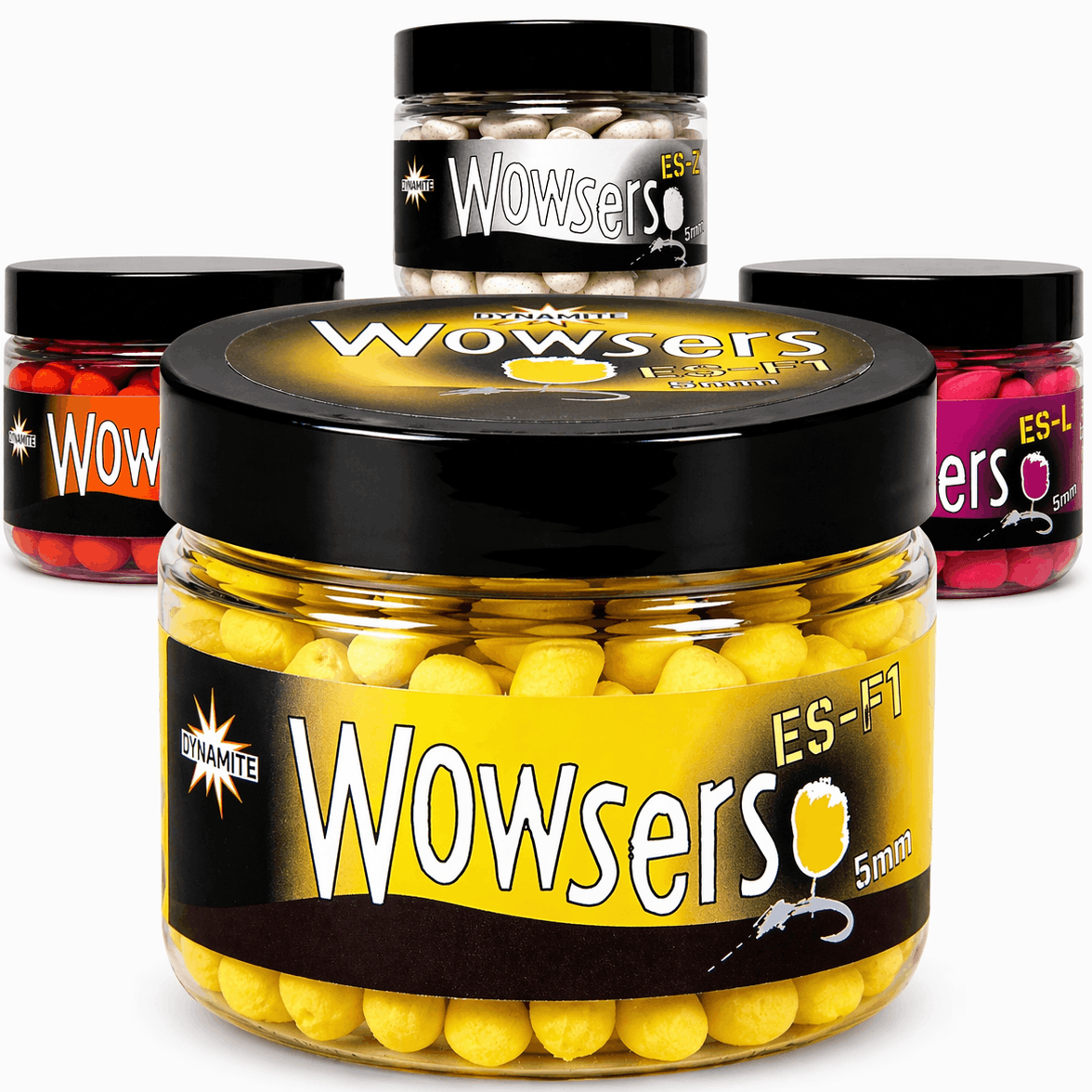 Dynamite Baits Wowsers dumbbell wafters 5mm assortiment