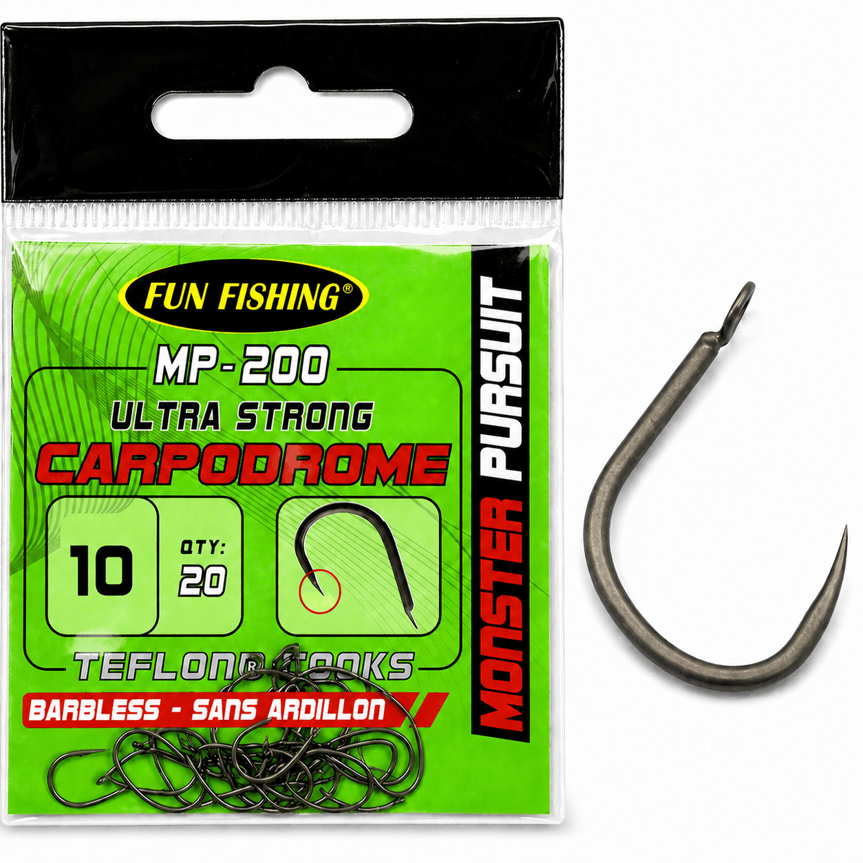Fun-Fishing-MP-200-Hook-barbless-size-10