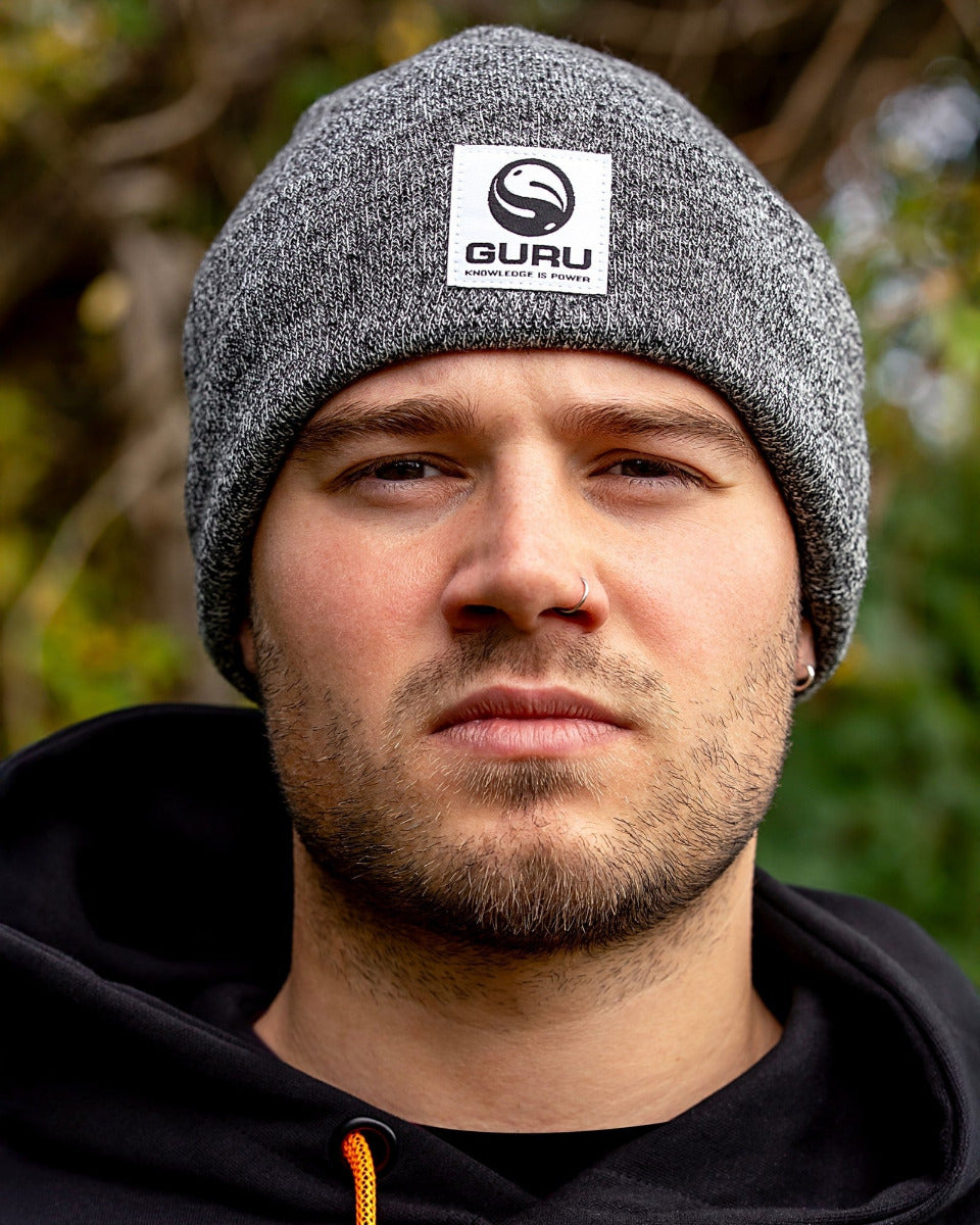 Guru grey patch beanie