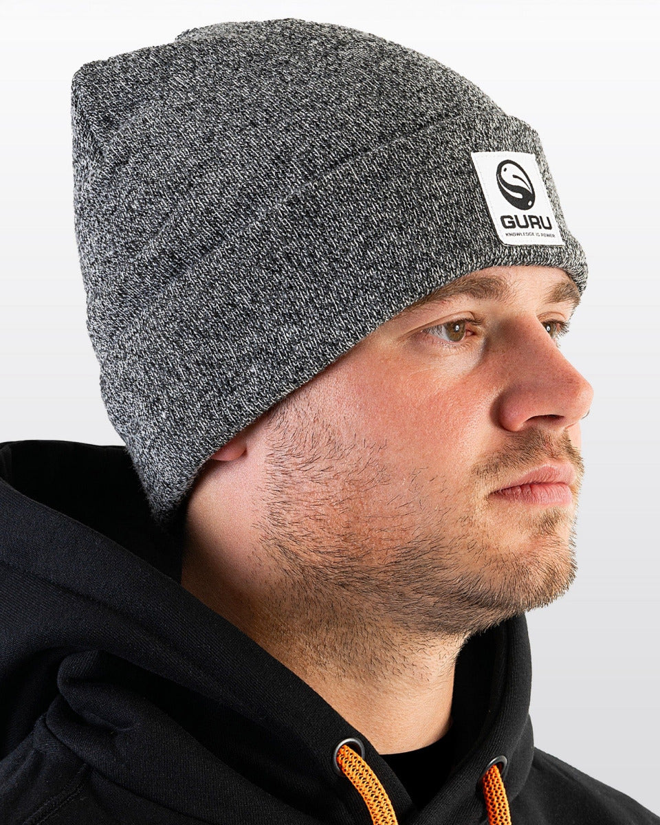 Guru grey patch beanie