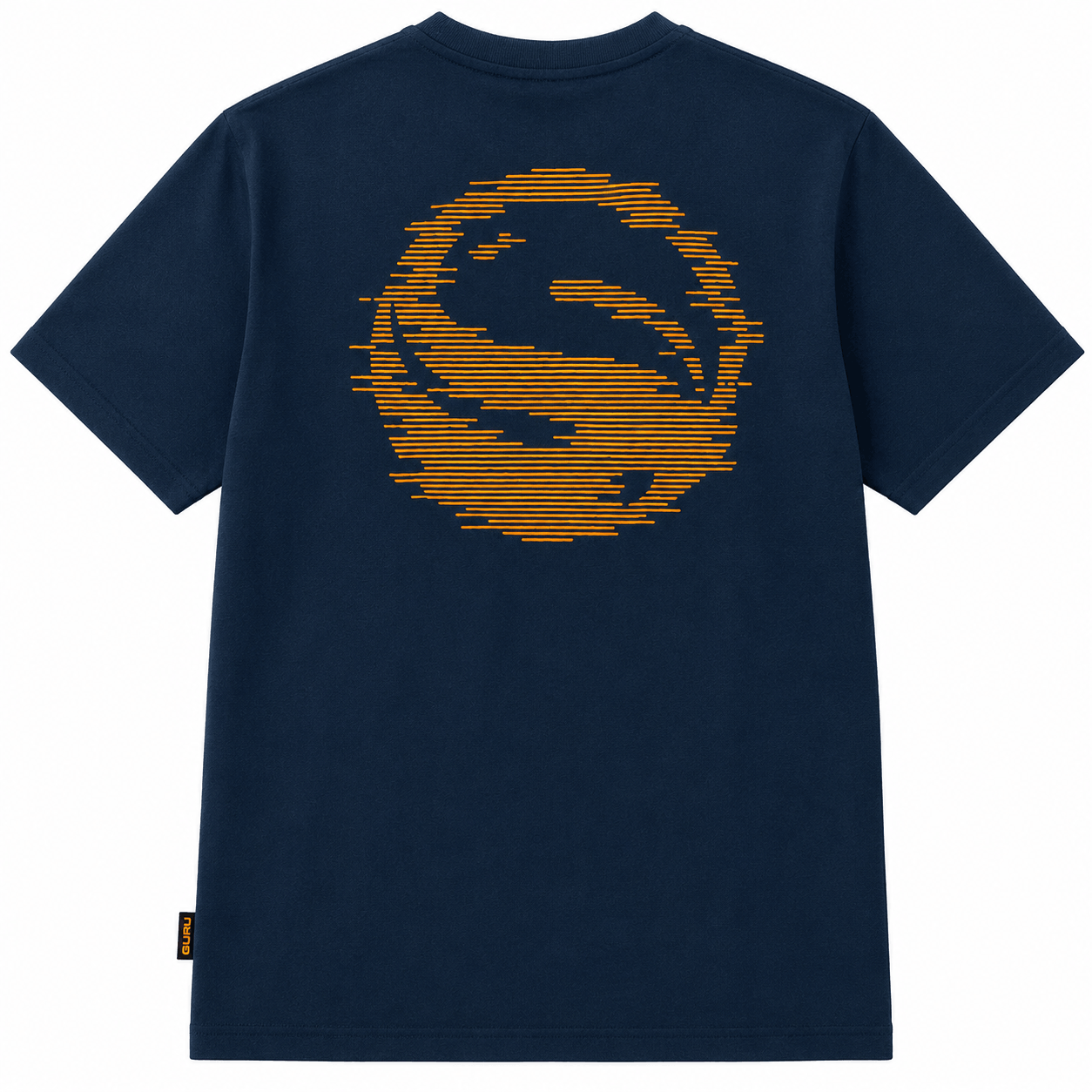 GCL390-GURU-GLITCH-NAVY-TEE