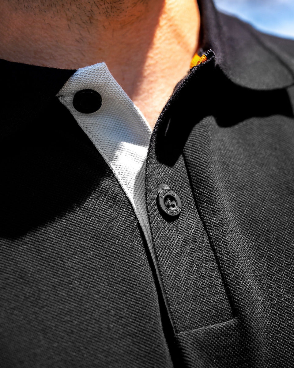 Guru aventus polo black/grey