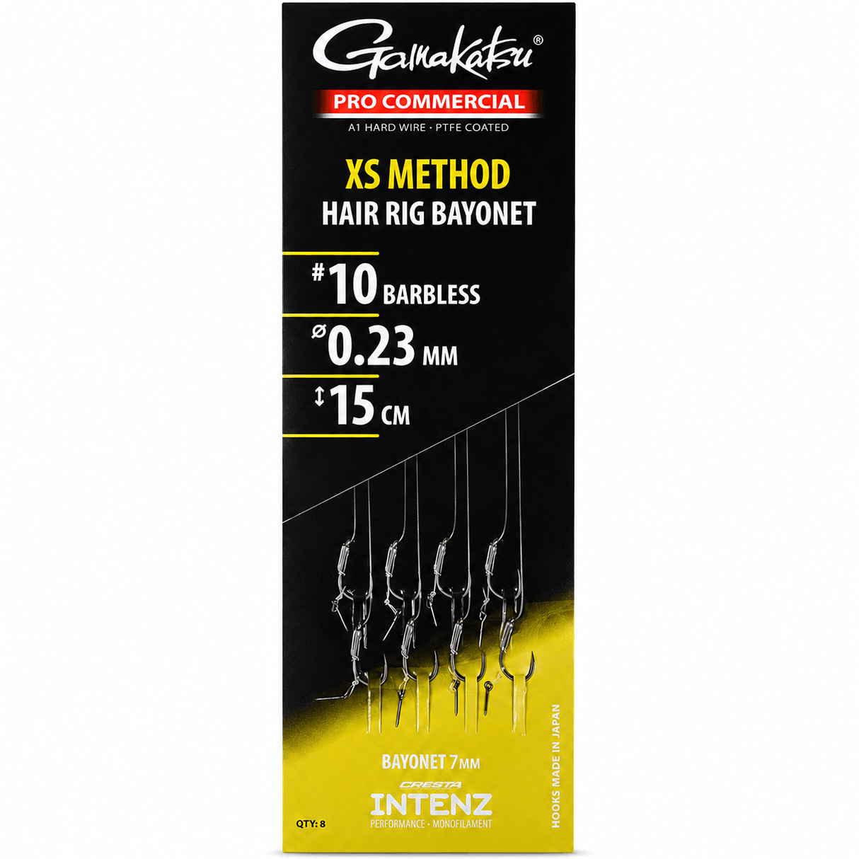 Gamakatsu-pro-commercial-XS-method-hair-rig-bayonet-size-10-023mm