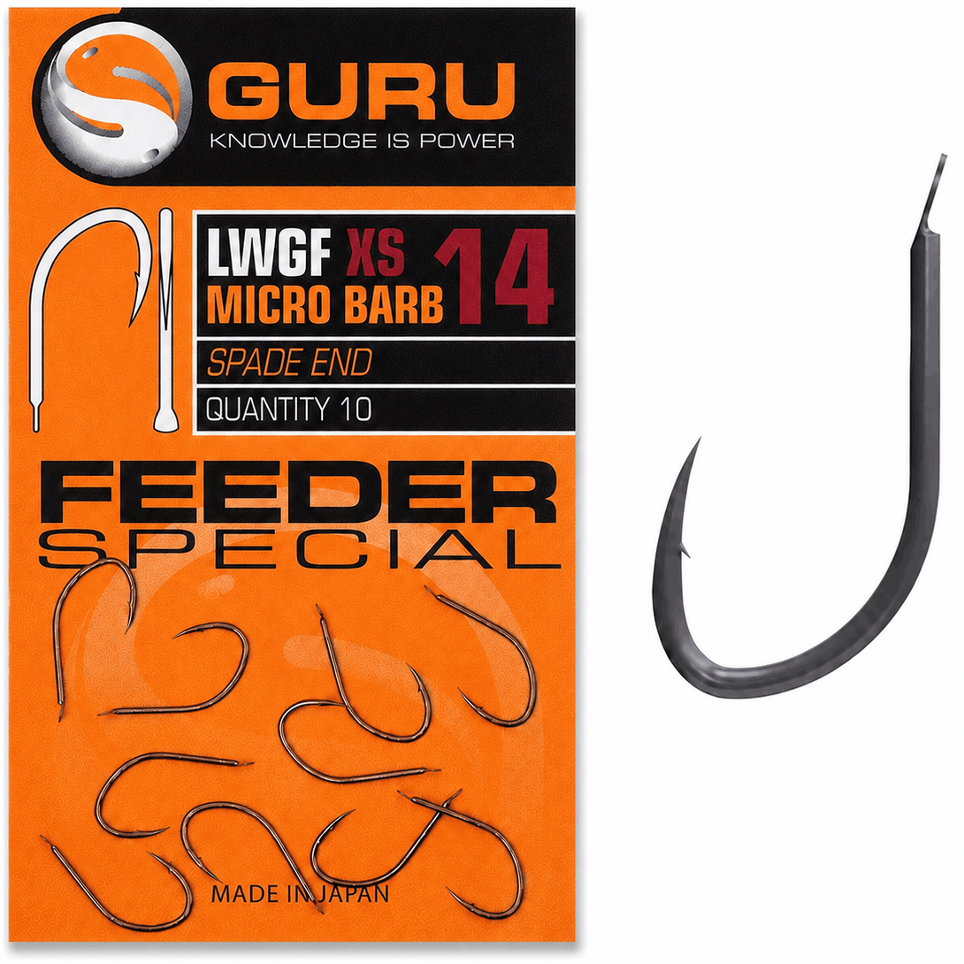 Guru-Feeder-Special-LWGF-XS-micro-barb-Spade-End-size-14