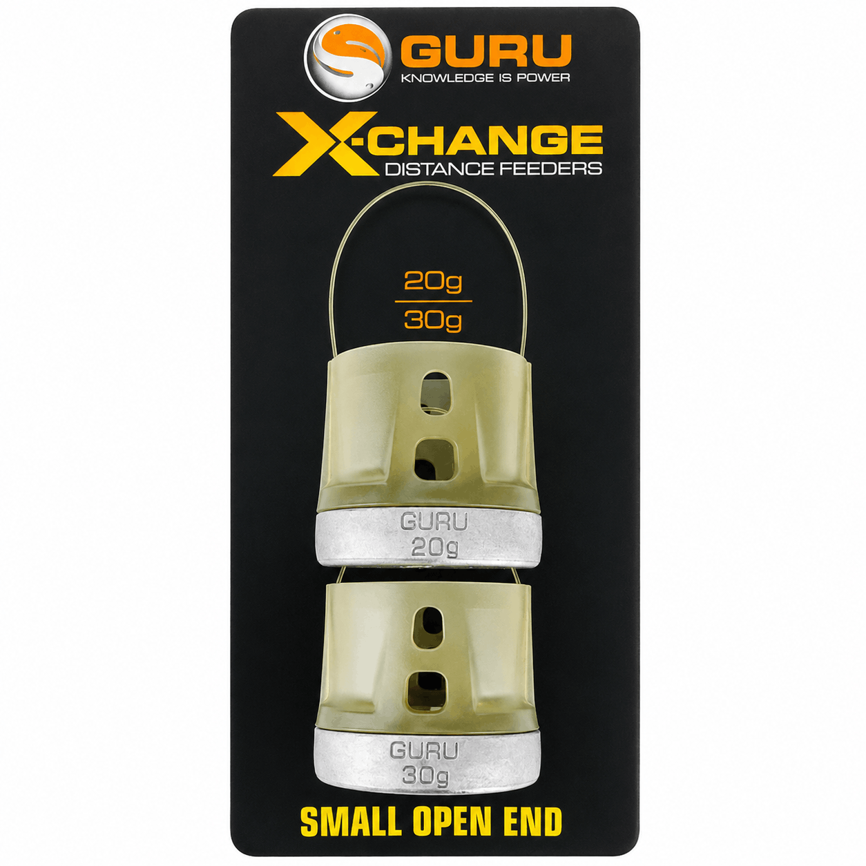 Guru-X-Change-Distance-Feeders-Open-End-Voerkorven-small-20g+30g