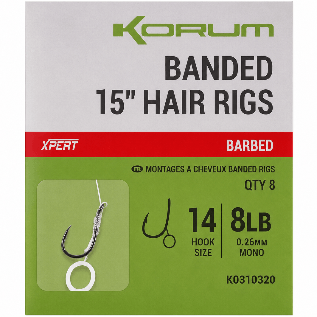 KORUM-BANDED-HAIR-RIGS-BARBED-15-inch-size-14-026m