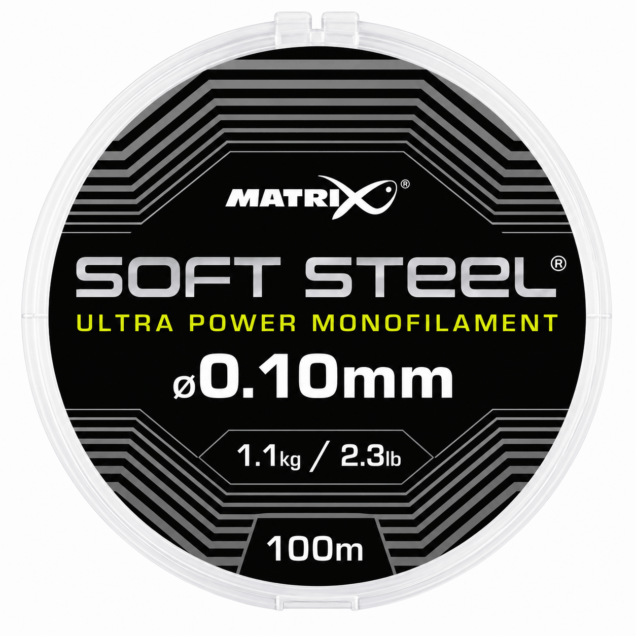 MATRIX-SOFT-STEEL-ULTRA-POWER-MONOFILAMENT-100M-0.10mm