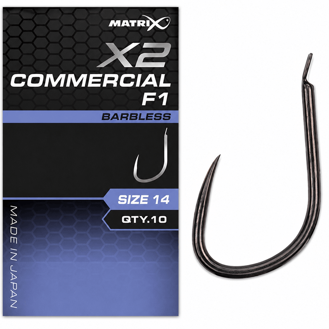 MATRIX-X2-COMMERCIAL-F1-barbless-size-14