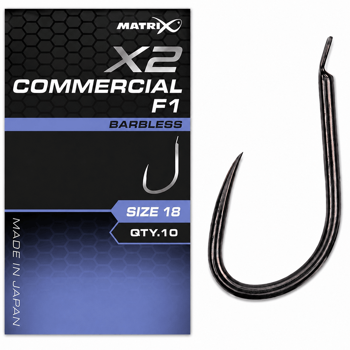 MATRIX-X2-COMMERCIAL-F1-barbless-size-18