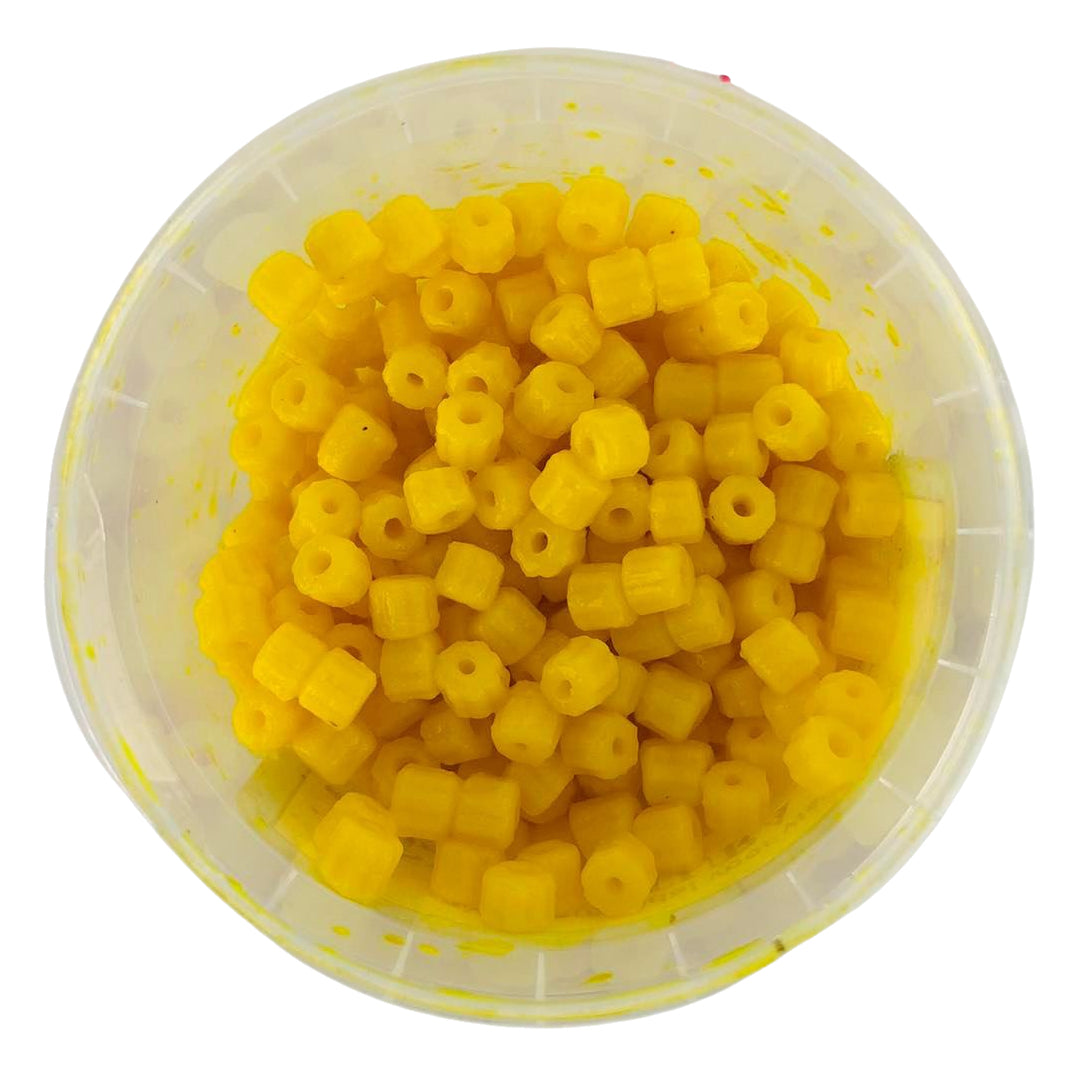 Macaroni rings geel 4mm