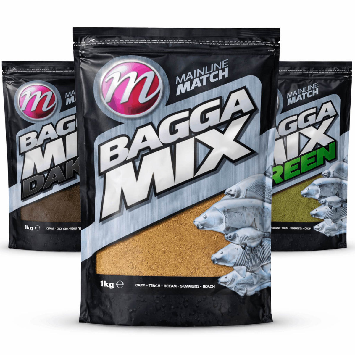 Mainline Bagga Mix Groundbait 1kg assortiment