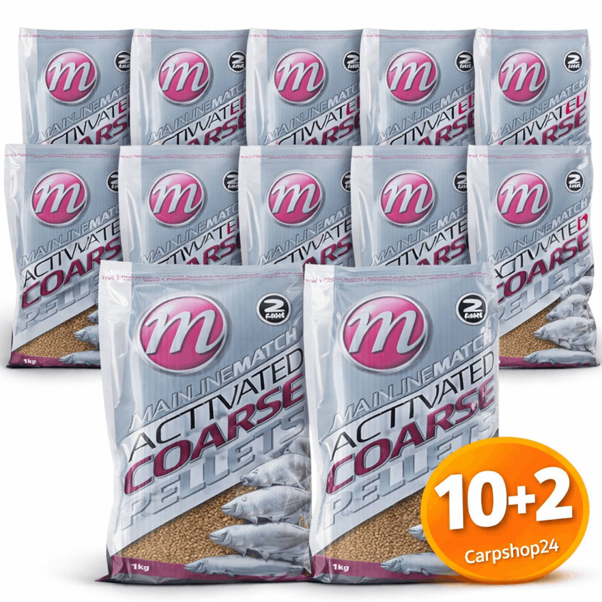 Mainline Match Activated Coarse Pellets 1 kg pakketdeal 10+2