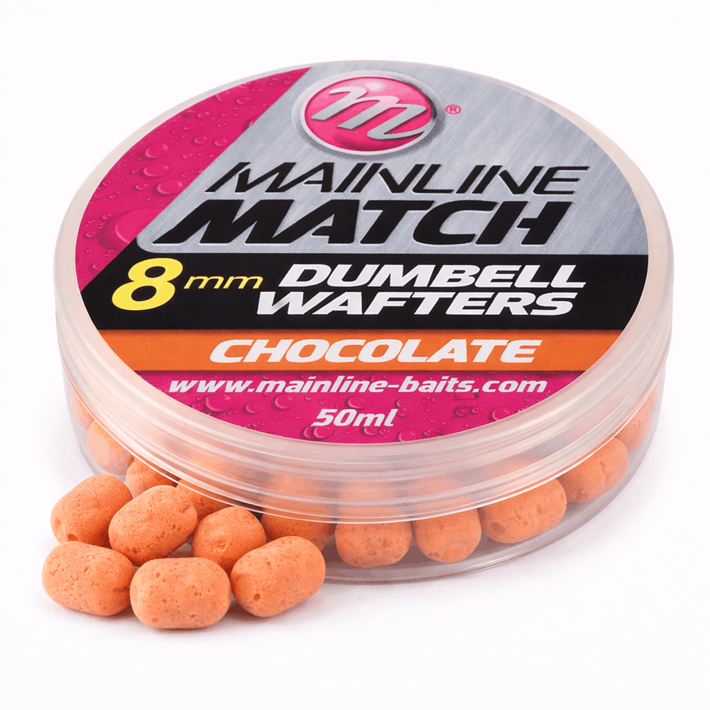 Mainline-match-dumbell-wafters-chocolate-8mm