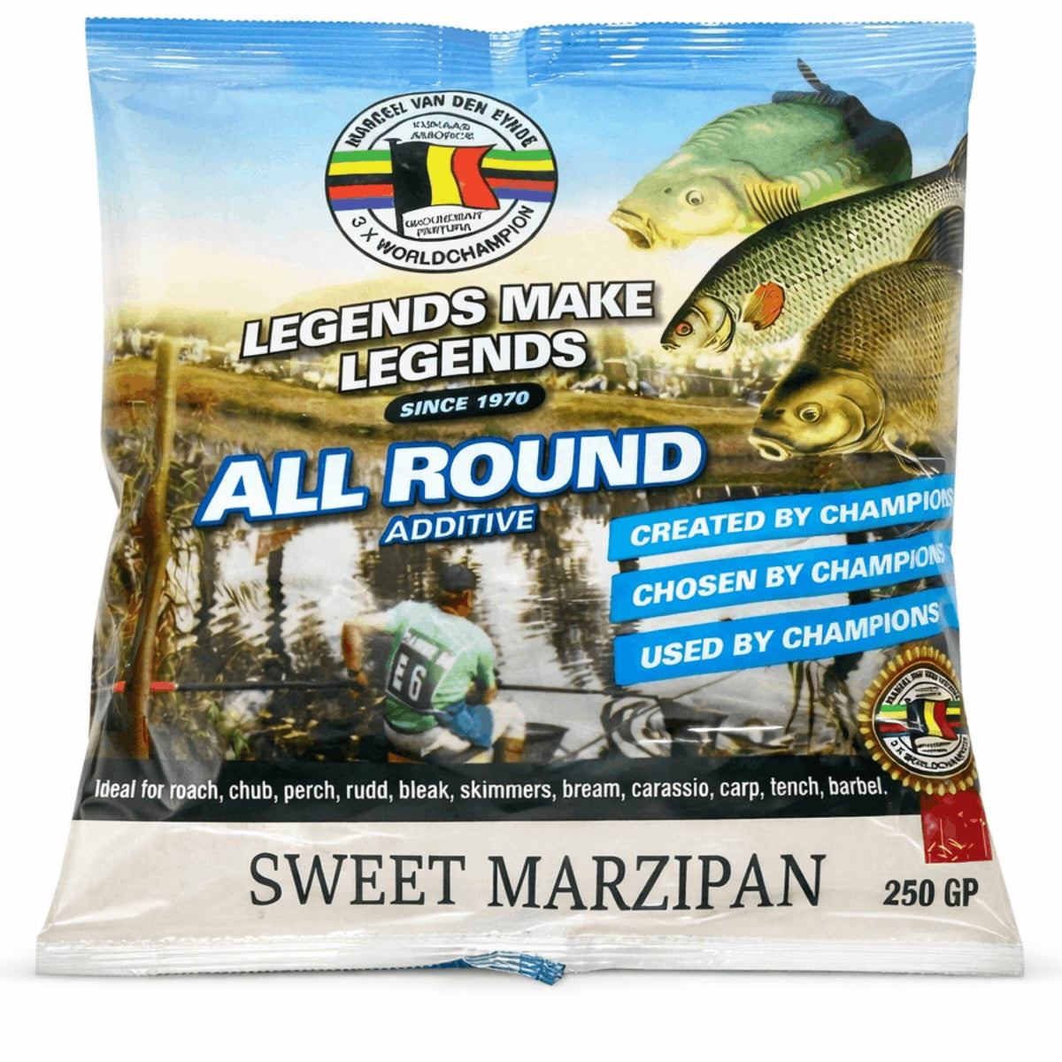 Marcel Van Den Eynde Sweet Marzipan 250g zoete marsepein poederadditief verpakking