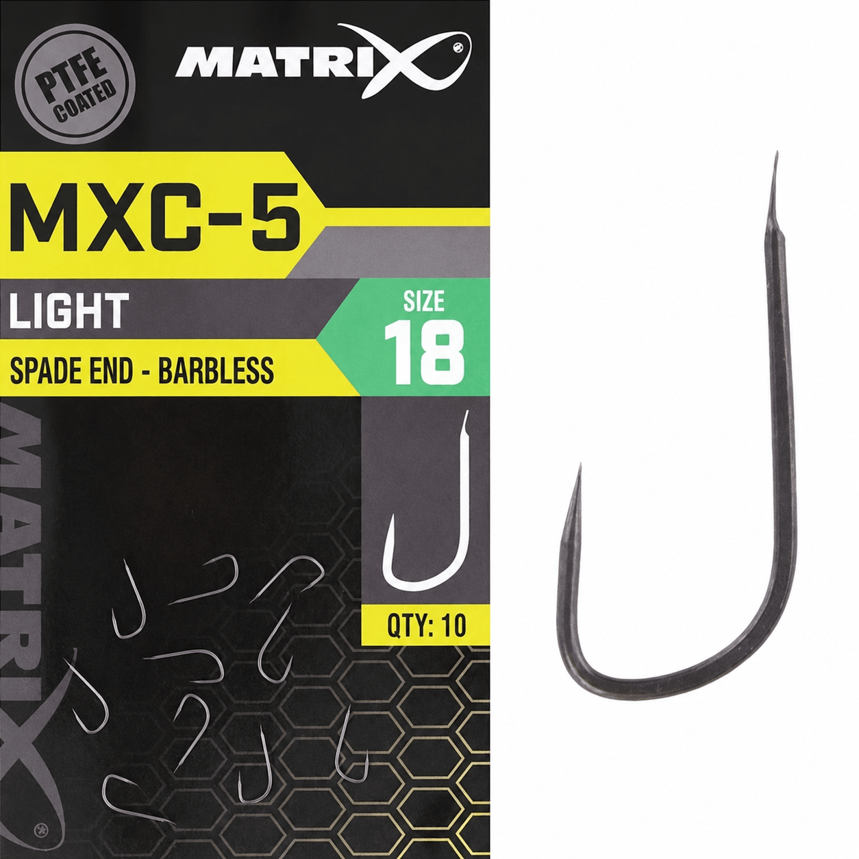 Matrix-MXC-5-light-spade-end-barbless-size-18