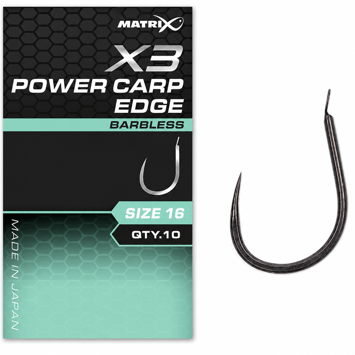 Matrix-X3-power-carp-edge-barbless-size-16