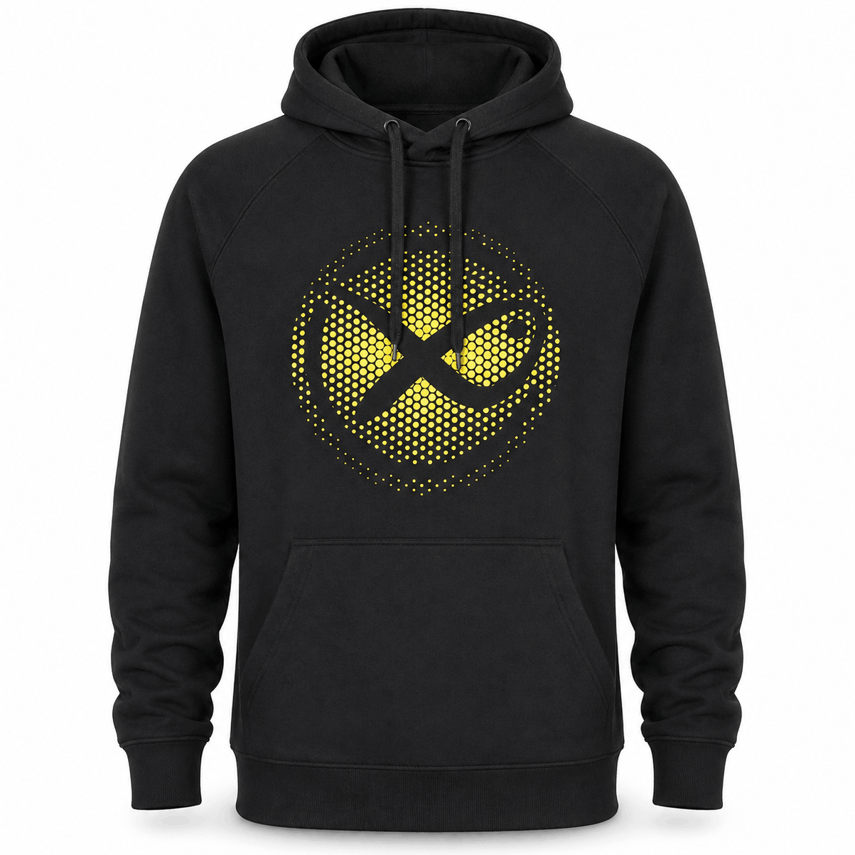 Matrix Large Fade Logo Hoodie - Black/Lime - Carpshop24