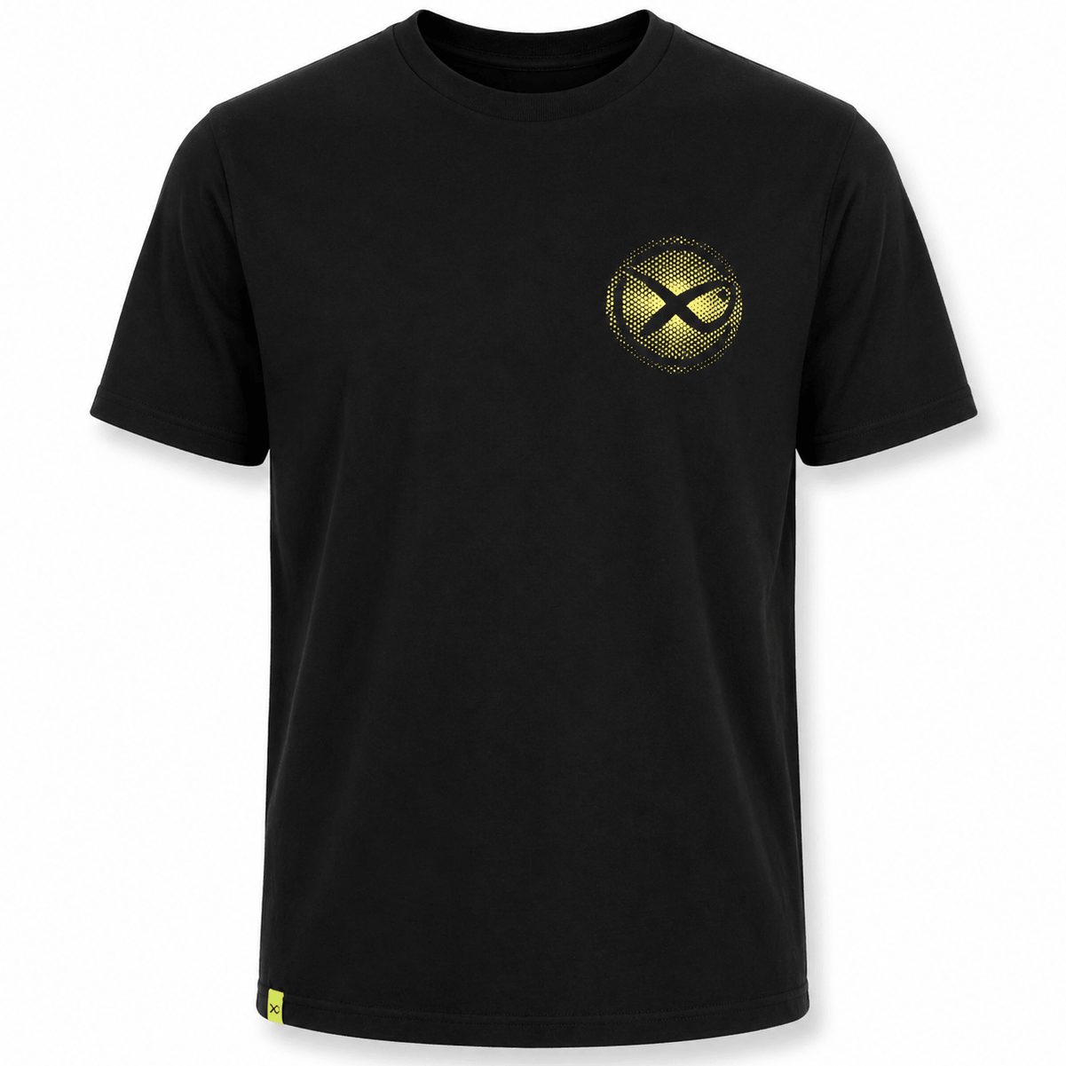 Matrix-fade-logo-t-shirt-black-lemon